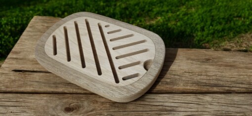 Houten Snijplank met Inlegrooster