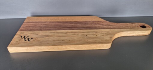 Handgemaakte houten serveerplank 44,5x18x2cm