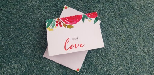 Handgemaakte kaarten Valentijn Dag