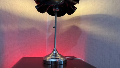Tafellamp  "Wagner" ge-upcycled van oude LP's en CD's