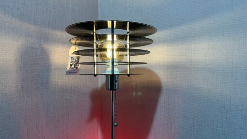 Tafellamp  "Bach" ge-upcycled van oude LP's