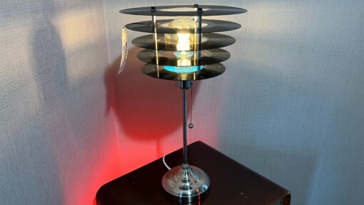 Tafellamp  "Bach" ge-upcycled van oude LP's