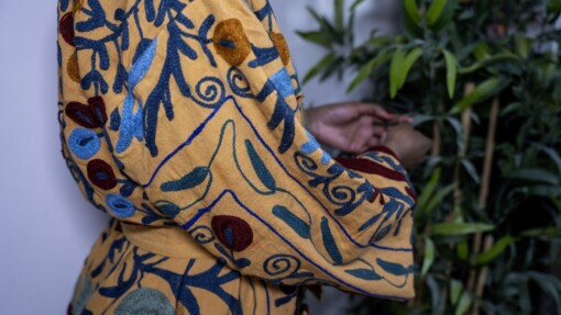 Kimono - Unisex - One size fits all - Artisan Elegance Collection - Warm Yellow