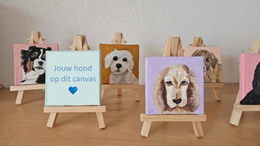 Gepersonaliseerd hondenportret Spaniel