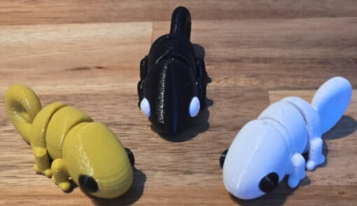 baby kameleon 3D-geprint fidget