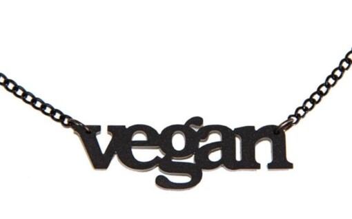 Vegan ketting (zwart)