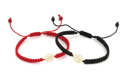 Armband met 14 karaat geelgouden Madeliefje bedel