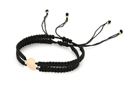 Set armbanden met 14 karaat goud Hartjes