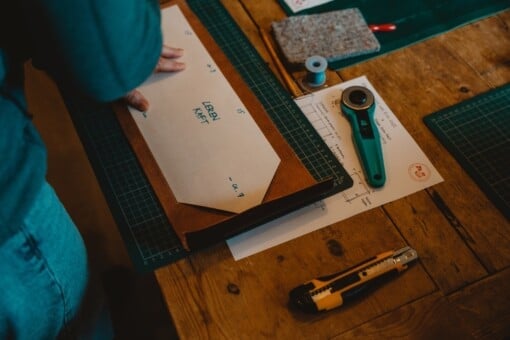 Maak je eigen lederen notebook