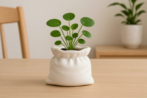 Minimalistische Plantenpot