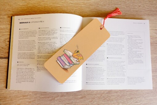 Boek dragon, boekenlegger, 74x210 mm