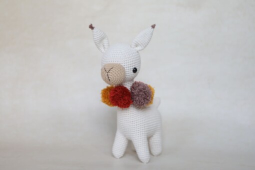 Gehaakte Lama Knuffel – Handgemaakt van Katoen (Lief & Duurzaam, Amigurumi)
