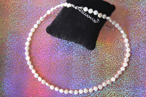natural schelpkralen ketting