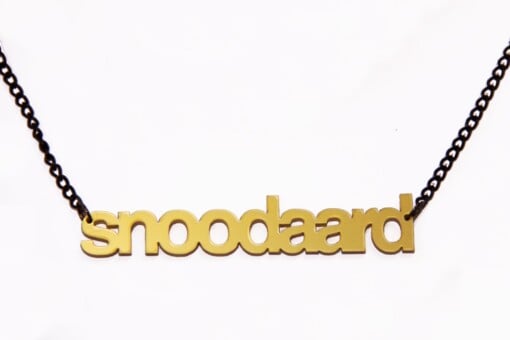 Snoodaard! naamketting goud