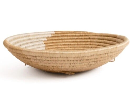 Rieten schaal Sand ø 30 cm