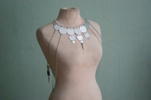 Zilveren Chainmail Maliënkolder ketting