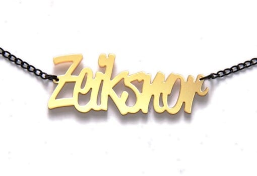 Zeiksnor! ketting (goud)