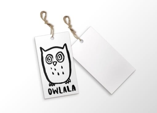 cadeaulabels - 10x label owlala