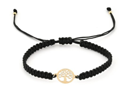 Armband met 14 karaat geelgouden Levensboom