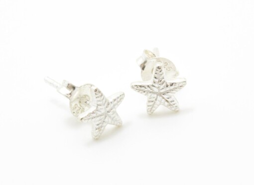Silver Sea Star Earbud