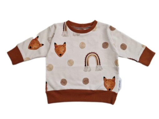 Trui- sweatshirt- vos-stippen