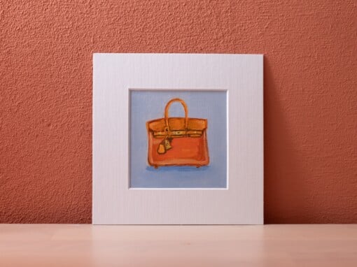 Klein schilderij designer tas