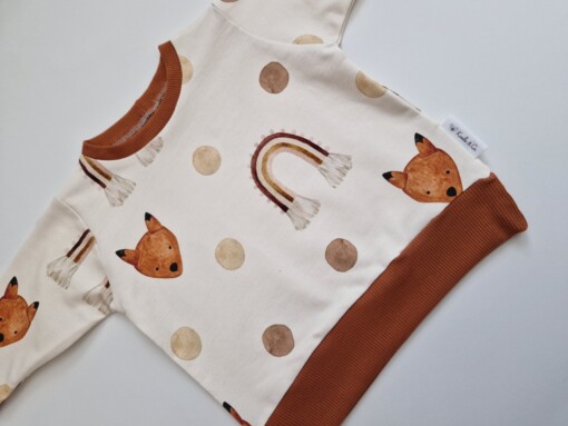 Trui- sweatshirt- vos-stippen