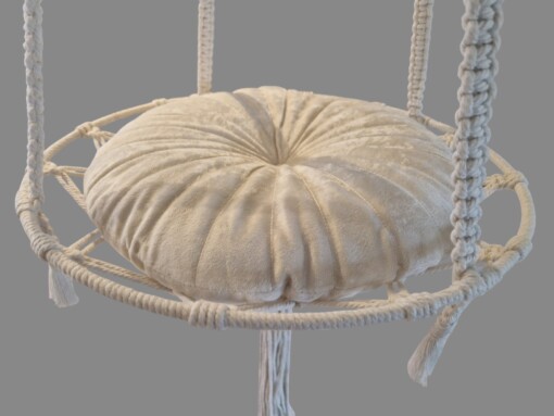Handgemaakte macrame catswing