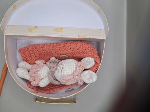 gehaakt baby konijntje
