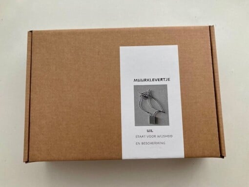Uil, wandobject, hout, gemakkelijk te bevestigen