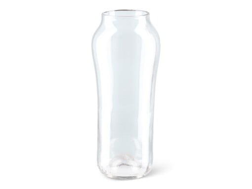 Fles vaas – gerecyclede bloemenvaas van wijnfles in groen of transparant