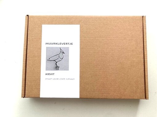 Kievit , muurdecoratie Houten vogel voor op de muur.