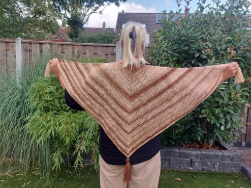 Omslagdoek 'Cappuccino'