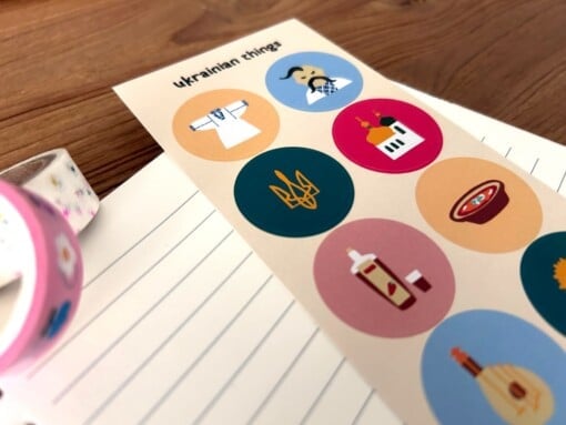 🇺🇦 Sticker Sheet – Oekraïnse Cultuur