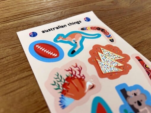 Sticker Sheet – Australische Cultuur