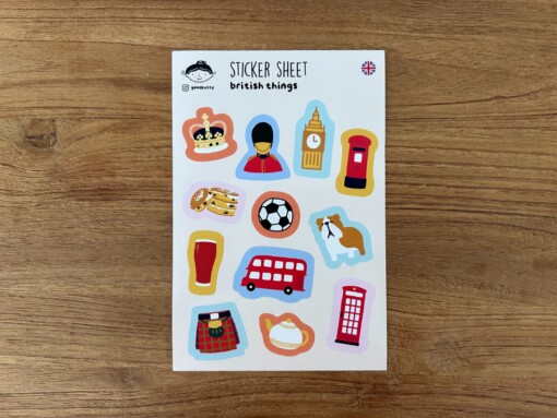 Sticker Sheet – Britse Cultuur
