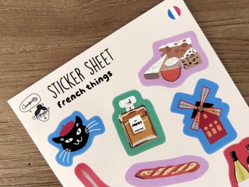 Sticker Sheet – Franse Cultuur