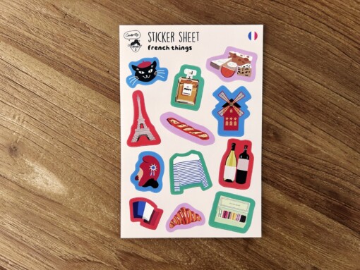 Sticker Sheet – Franse Cultuur