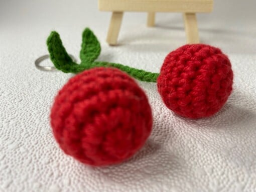 Cherry Keychain