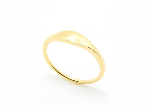 Gold Plated Slim Ring