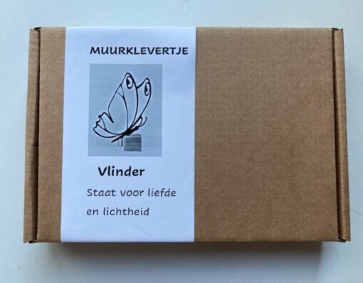 Zwarte vlinder, wanddecoratie, 3D lijntekening met schaduweffect, rouwverwerking, herinnering dierbare,zomer,insecten,