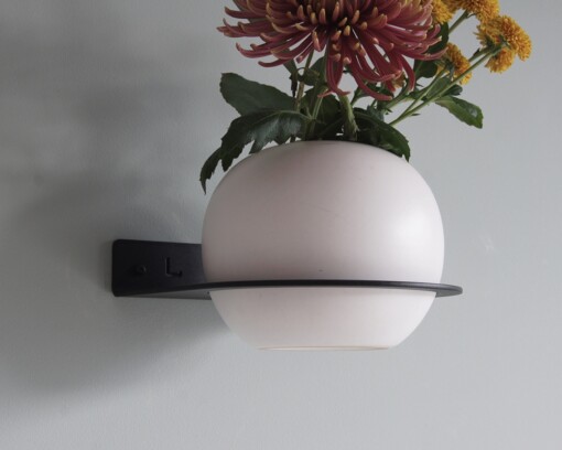Plantdrager Flora Zwart | ø15cm