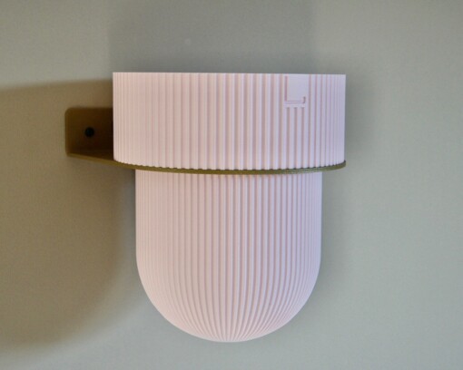 Plantendrager Flora Wit ø 15cm Eco + Pot Pink Blossom