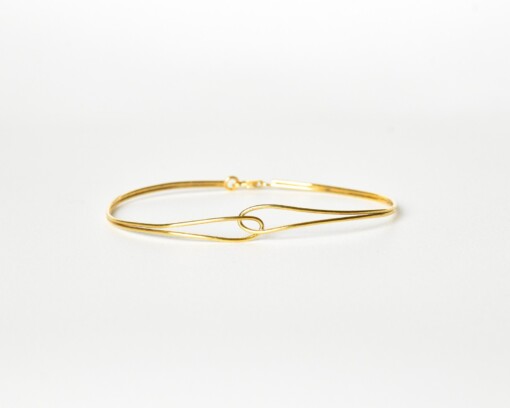 Armband - TANGLED - verguld zilver