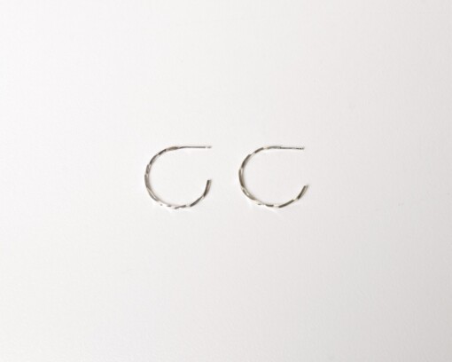 Oorstekers - TWIST - zilver