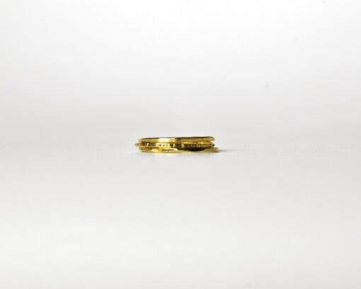 Ring - stapelringen - verguld zilver