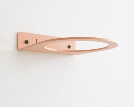 STERKSTAEL Flora S Dusty Rose - bloempothouder - kleur oud roze - voor bloempot met een diameter van 12cm - poedercoating - staal