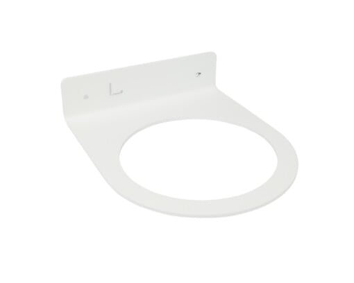 STERKSTAEL Flora S WIT - bloempothouder - kleur wit - voor bloempot met een diameter van 12cm - poedercoating - staal