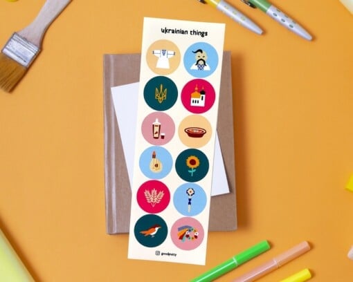 🇺🇦 Sticker Sheet – Oekraïnse Cultuur
