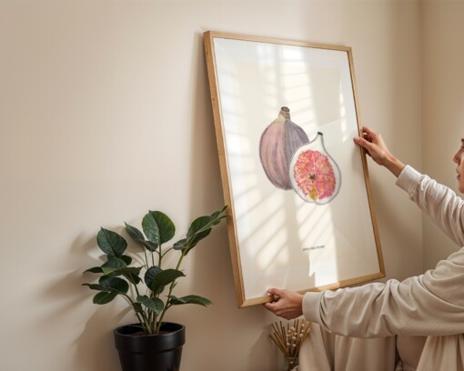 Vijgen Art Print | Botanische Fruit Poster – Anna-Mae Studio